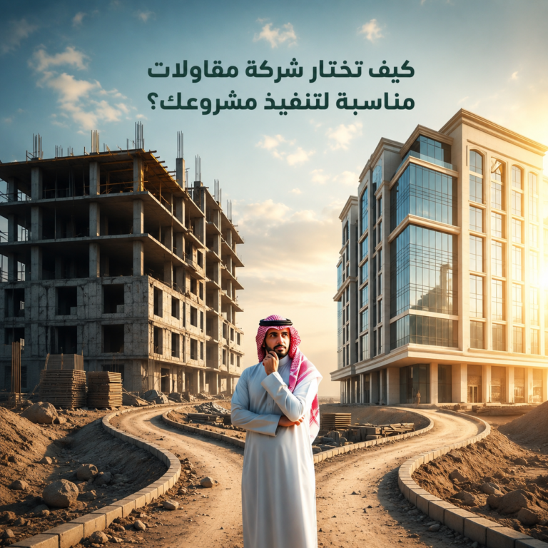 كيف تختار شركة مقاولات مناسبة لمشروعك؟